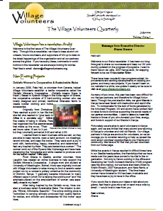 Village Volunteers Quarterly 1.1