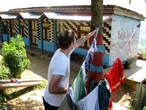 Brian Whitmire - Nepal Volunteer - Laundry