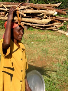 VV - Woman Carrying Wood